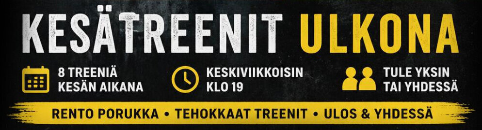 Noste - Kes&auml;treenit ulkona